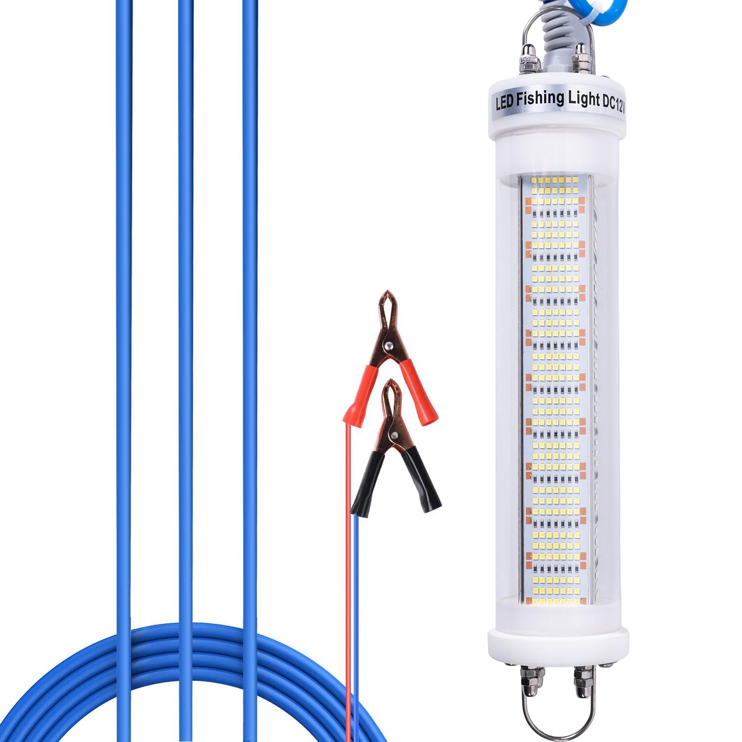 Amazon.co.jp: 水中集魚灯 12V 140W 11200lm 420LED IP68防水 5mコード