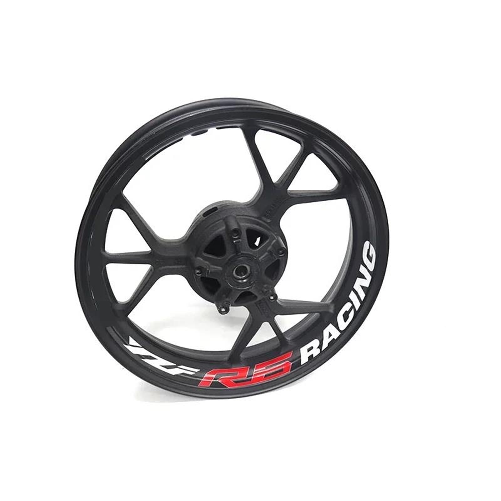 Stickers Motorcycle Wheel Stickers Night Reflective Decorative Rim for Yamaha R6 YZFR6 YZF-R6(Style 9)