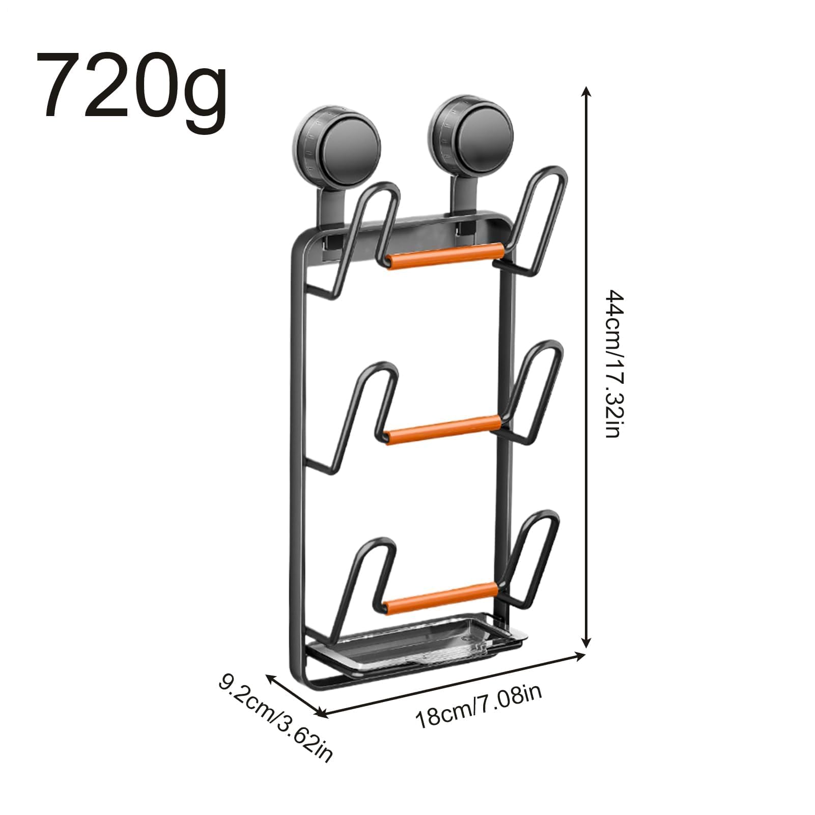 Wandmontierter Topfdeckelhalter mit Saugnapf, platzsparende Küche für Deckel, ideal für Schränke, Esszimmer, Zuhause und Restaurants
