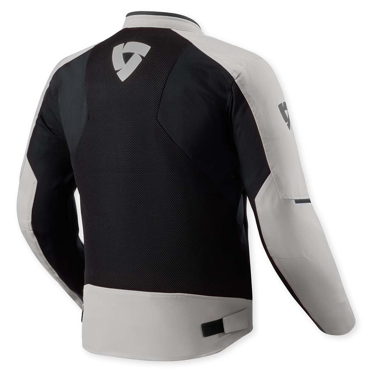 Revit GT-R 4 Air Giacca tessile da motocicletta, argento/nero, XL