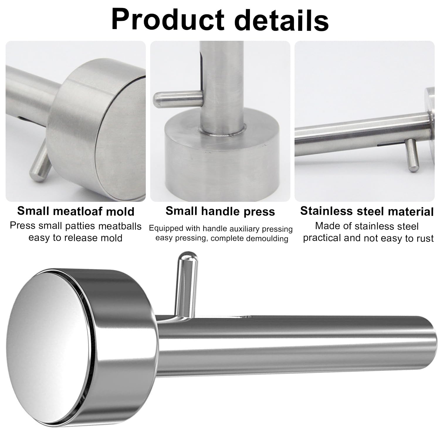 Paletta per Falafel Falafel Maker: YIDM Porzionatore di Falafel, Riutilizzabile Paletta per Falafel, Spessa falafel Maker Scoop, Acciaio Inox Paletta per Falafel per Fare Falafel/Polpette