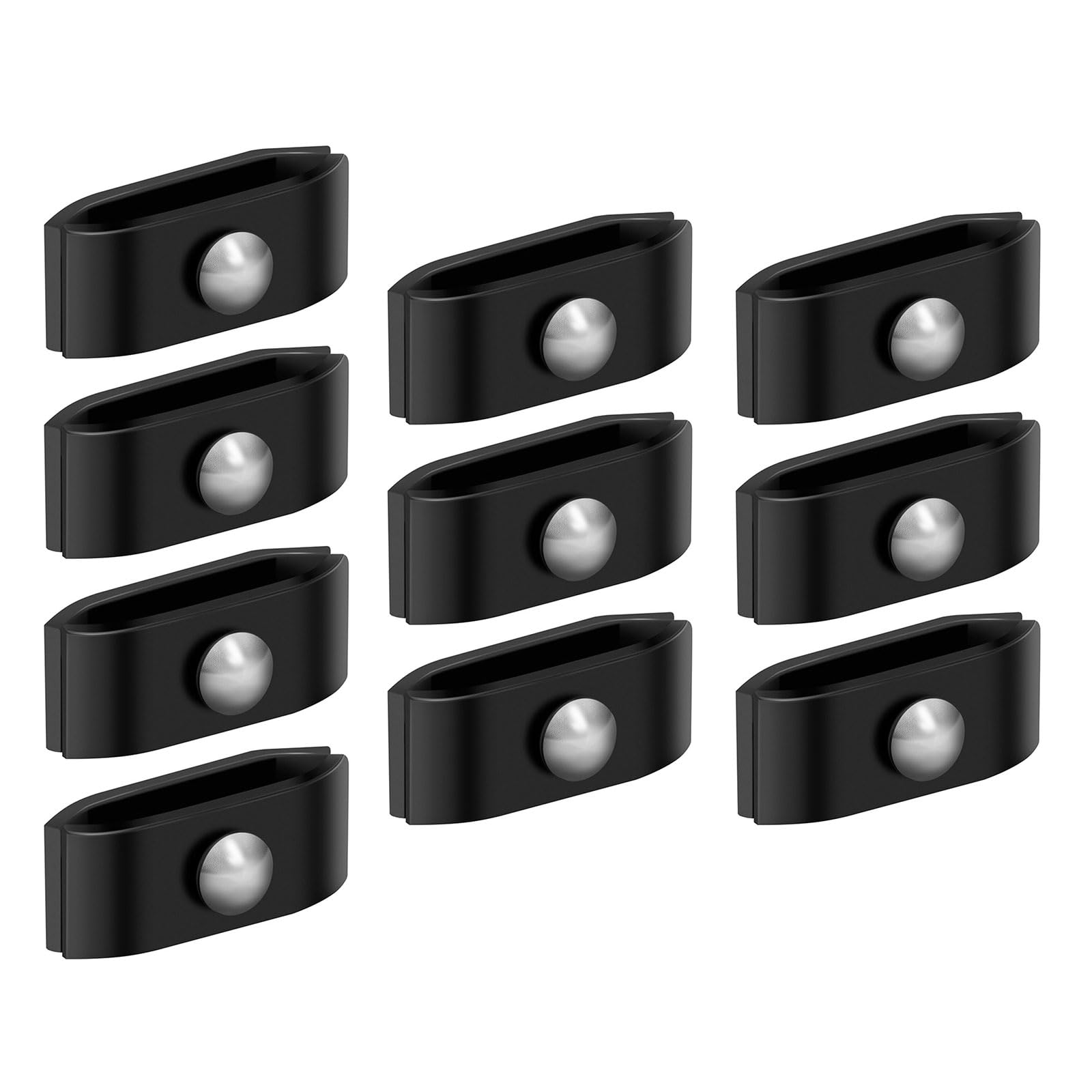Zbiianxer Multicolor 10Pack Industrial Fence Connectors For Double Rails Meshes Panels Flexible Angles And Easy Mounting Rusts Proof Fence Connectors