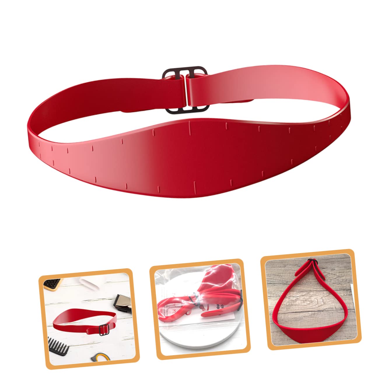 NULYLU Hair Cutting Guide Fade Guide Tool Silicone Material Adjustable Hair Styling Accessory Kit