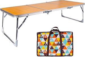 Folding Camping Table: Portable Beach Table for Sun, Sand, and Surf