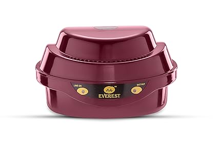 Everest ABS Body Voltage Stabilizer for Old Model TV -EPS 30(Cherry Red) (Working Range : 90 V - 290 V)