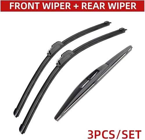 Miniatura 4 de 3 limpiaparabrisas delantero y trasero de 21 pulgadas, 18 pulgadas, 10 pulgadas, repuesto para SUZUKI Swift Hatchback MK2 2005-2017,