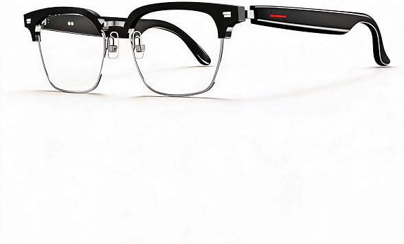 AI Smart Translation Glasses,Real-Time Multi-Language Translation Built-in Mic & Speaker Anti Blue Light Lenses,Video Translation Travel Friendly Lightweight Design 1-Year Software Trial