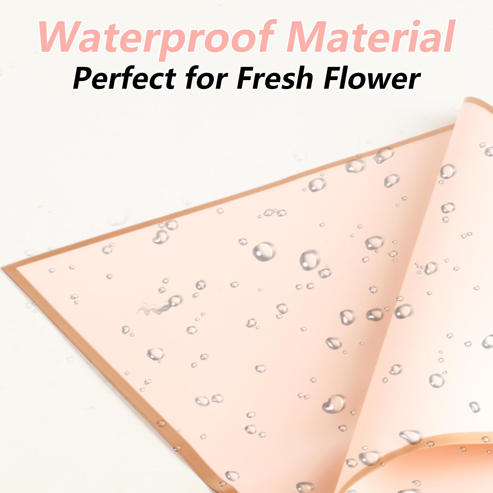 20 fogli/confezione di carta da regalo multiuso per fiori, 58 cm