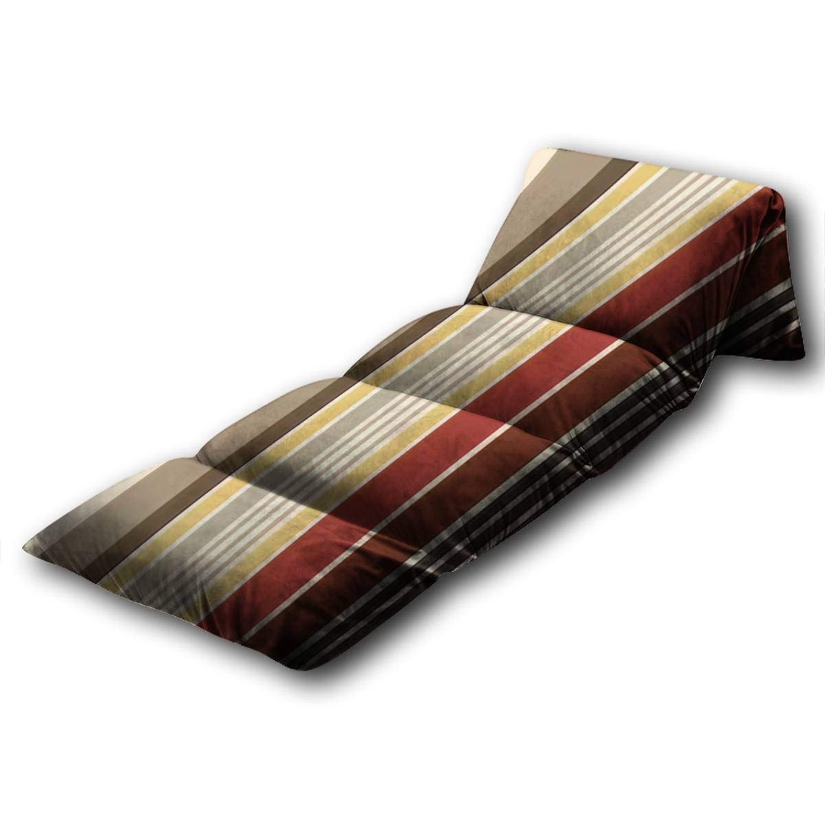 Kids Floor Pillow BedAbstract Striped Background Pattern Wood colorHome Floor Bed，Portable Sleeping Mat for Nap Travel Reading Games, Soft and Comfortable 26x88 inches