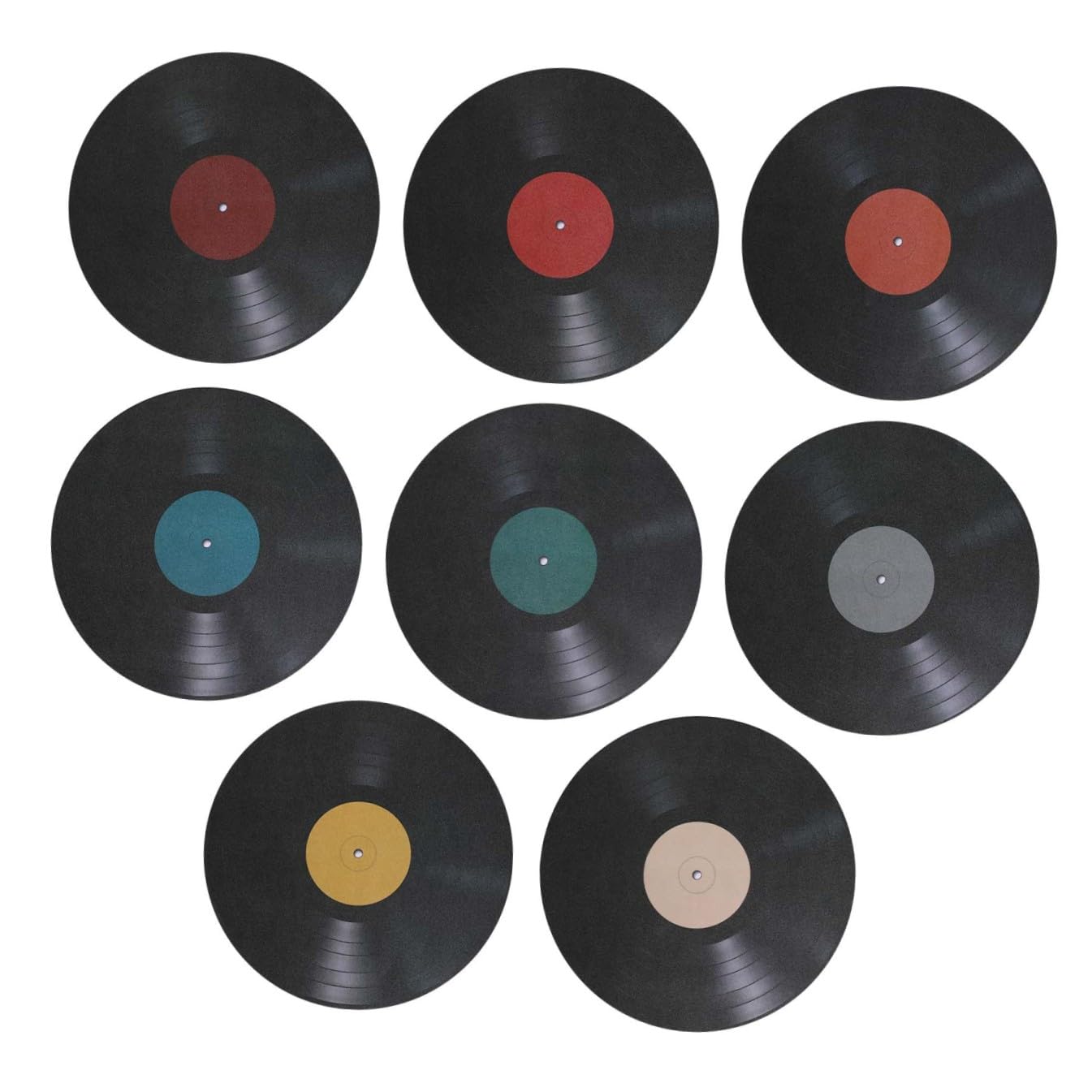 Disques vinyles déco murale vintage pour créer une ambiance rétro de fête
