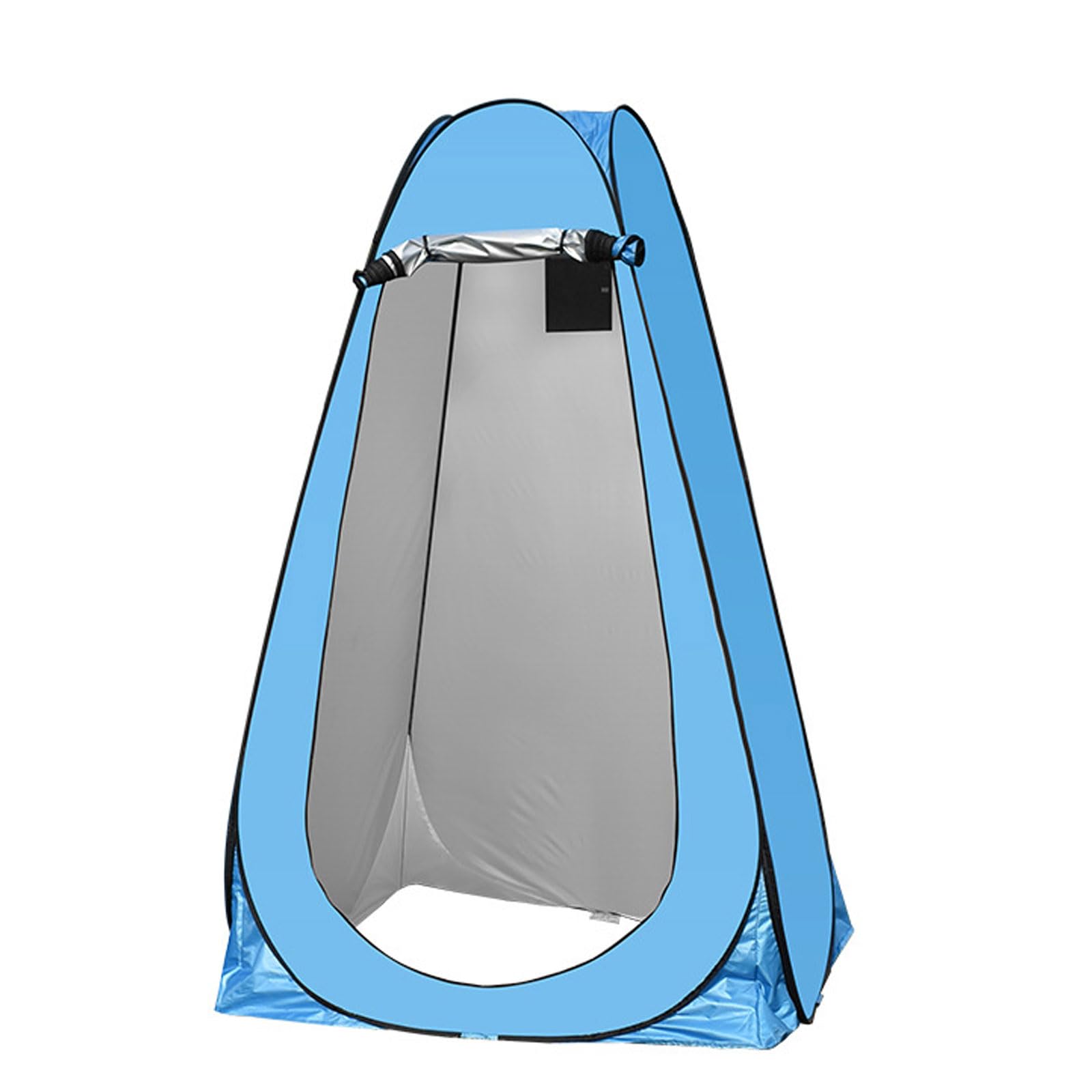 Tenda Da Doccia Portatile Da Campeggio 4 In 1 – 120x120x190 Cm, In Poliestere Impermeabile, Con Asta In Fibra Di Vetro