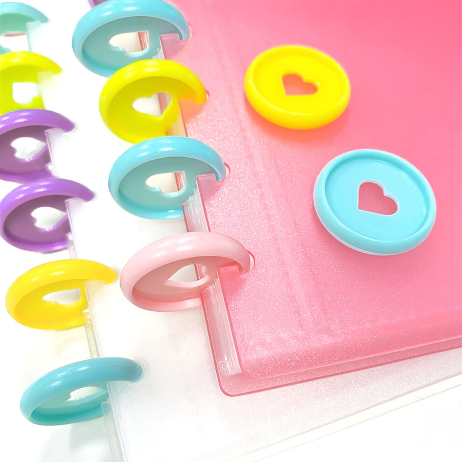 Anillas Encuadernacion Pack De 50 Anillos De Plástico Para