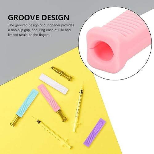 Miniatura 6 de Abridor de ampollas portátil, desencapador de viales compacto para profesionales médicos, abrebotellas de plástico ergonómico, ideal para hospitales