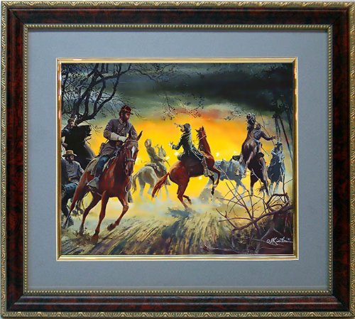 Stonewall Jackson End of a Legend Framed Print Civil War Art By Mort Kunstler