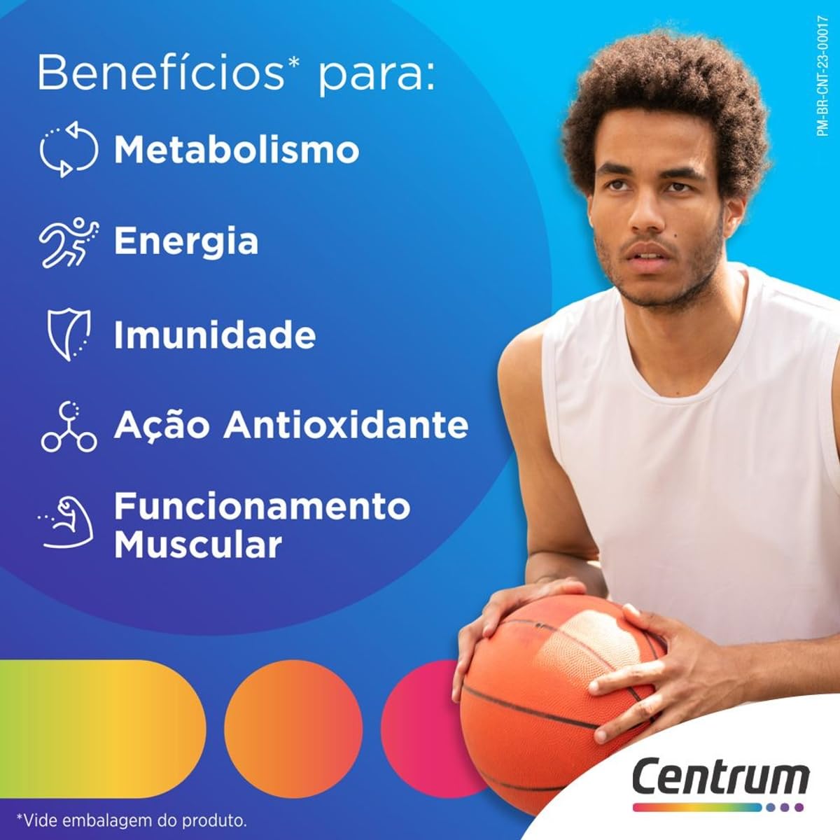 Centrum Homem Multivitaminico Diário com Magnésio, Vitamina D e Vitamina B12, 150 Comprimidos em promoção! Veja a oferta e mais achadinhos de Vitaminas & Suplementos 5 Hoje é o melhor dia para comprar Centrum Homem Multivitaminico Diário com Magnésio, Vitamina D e Vitamina B12, 150 Comprimidos com aquele preço maroto! Promoção! Aproveite a oferta! 5