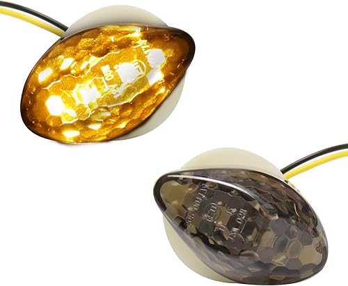 Señales de giro LED de montaje empotrado para motocicleta intermitentes ámbar para Honda CBR600RR CBR1000RR CBR600F4I CBR600F4 CBR929RR