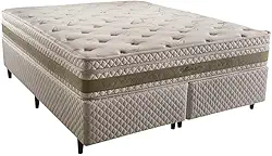 Cama Box King Size Herval Amore, Molas Ensacadas, 67x193x203 cm