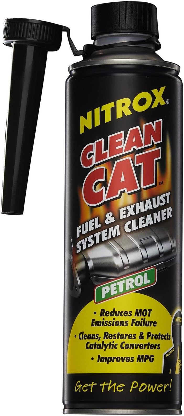 Catalytic Converter Cleaner, 17 Fl Oz - Clean Cat Fuel & Exhaust System Cleaner for Gasoline Engines, Reduces Emissions, Improves MPG & Engine Performance
