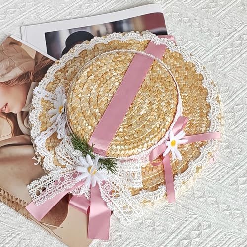 Sombrero Victorian Tea Party para Mujer, Ala Ancha miniatura 6
