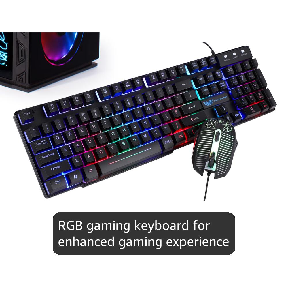 Veno Scorp Budget Gaming PC 22” Bundle Intel Core i3-8GB RAM - 500GB HDD – GTX 750 4GB NeonZilla ARGB Gaming Case - WINDOWS 11