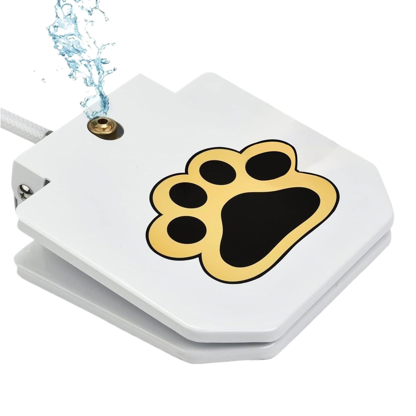 Fuente De Agua Para Perros Con Activación Al Pisar Juguete De Bebedero | Dispensador De Agua Ajustable Para Cachorros En Jardín Y Exteriores