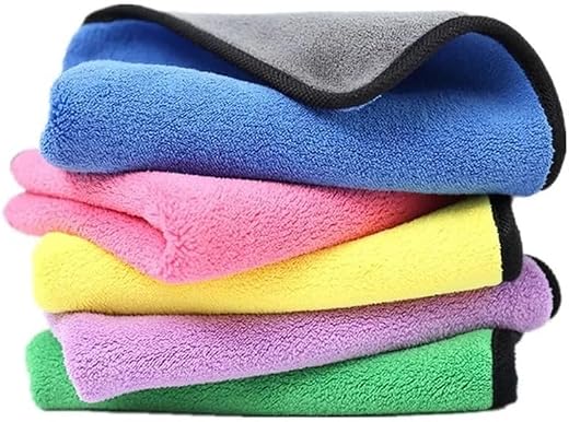 D&C PAWS Microfiber Towel for Puppies, Kittens, Dogs & Cats | Super Absorbent, Quick-Drying, Soft & Lint-Free Small Bath T...