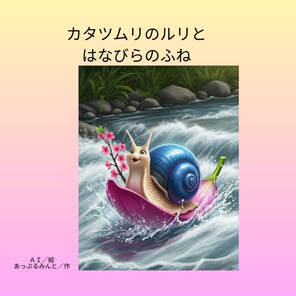 カタツムリのルリとはなびらのふね