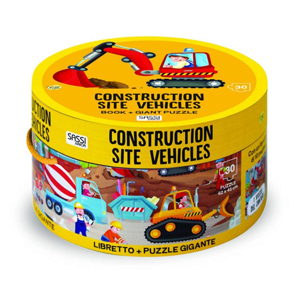 Construction Site Vehicles Hardcover – Import, 1 January 2020