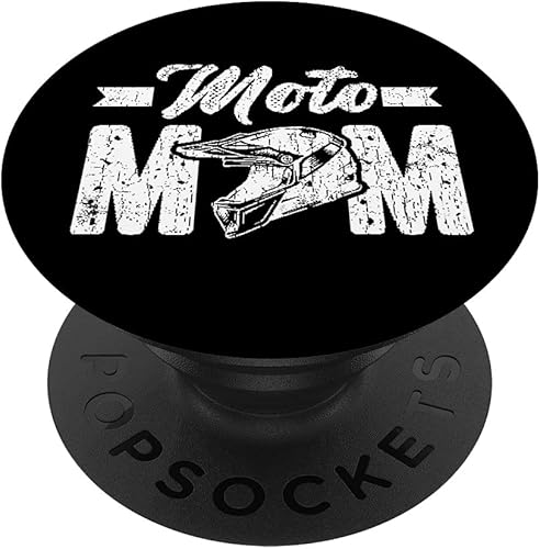 Moto Mom Funny Mudd Racing Bogging Mudding Graphic PopSockets intercambiables PopGrip