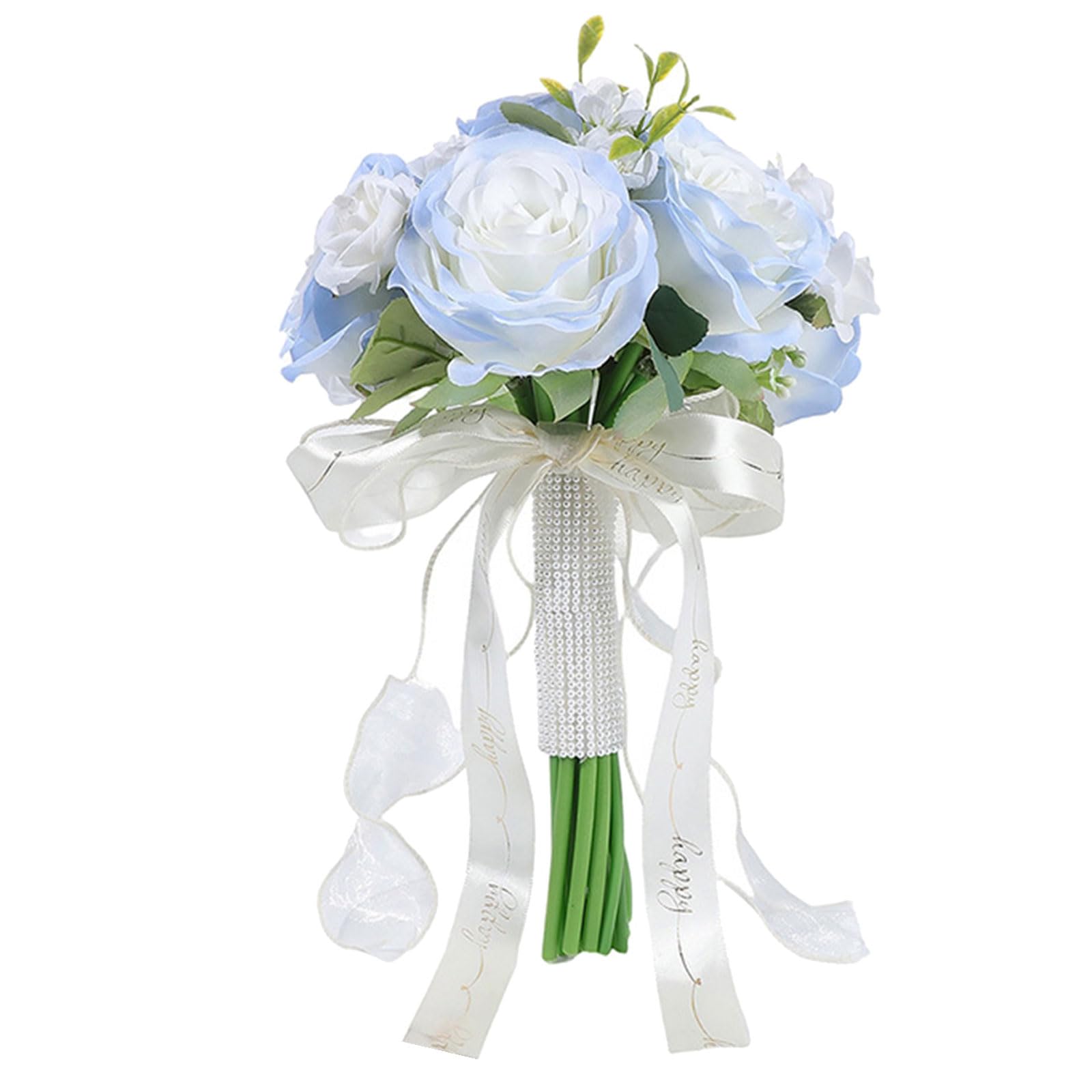 HDOYTXXM Bouquet with Realistic Petal Handheld Flower for Wedding Ceremony Bride Formal Event Anniversary Homecomings Photo Props
