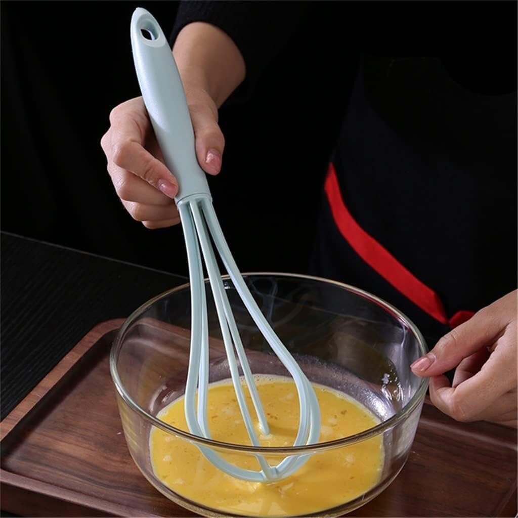 Frusta da Cucina Sbattitore Manuale Utensili da Cucina for La Cottura Manuale Multifunzionale dello Sbattitore for Uova, Crema for Casa, Farina, Burro Frullatore Efficiente(Yellow)