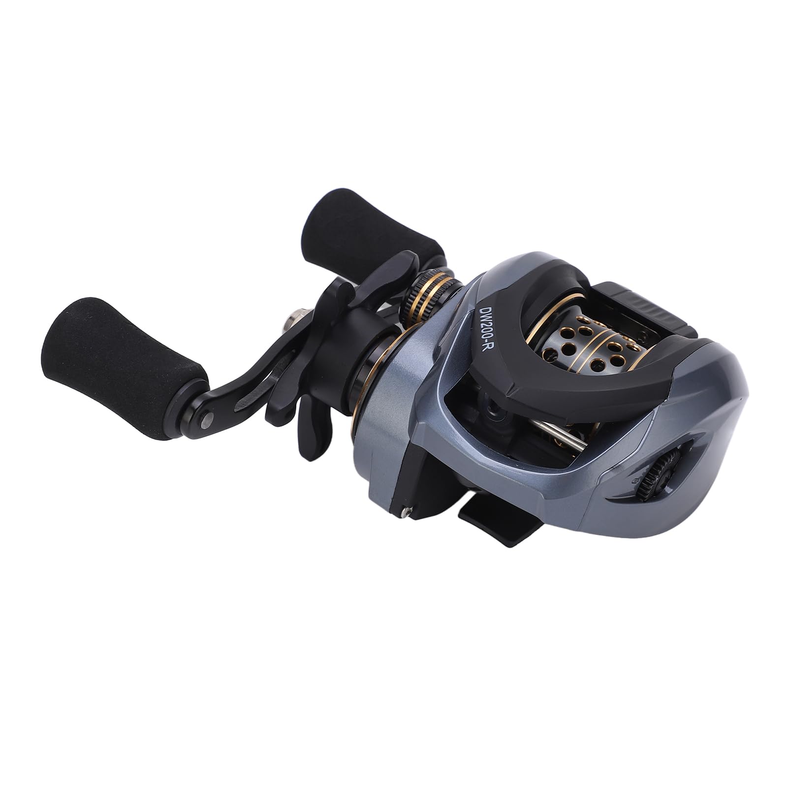 Tbest Mulinello da Lancio Left Hand 7.2:1 Rapporto, Bobina, per Pesca | 18+1 Bearings, Dual Brake Systems, Lure Fishing, Freshwater Saltwater Use