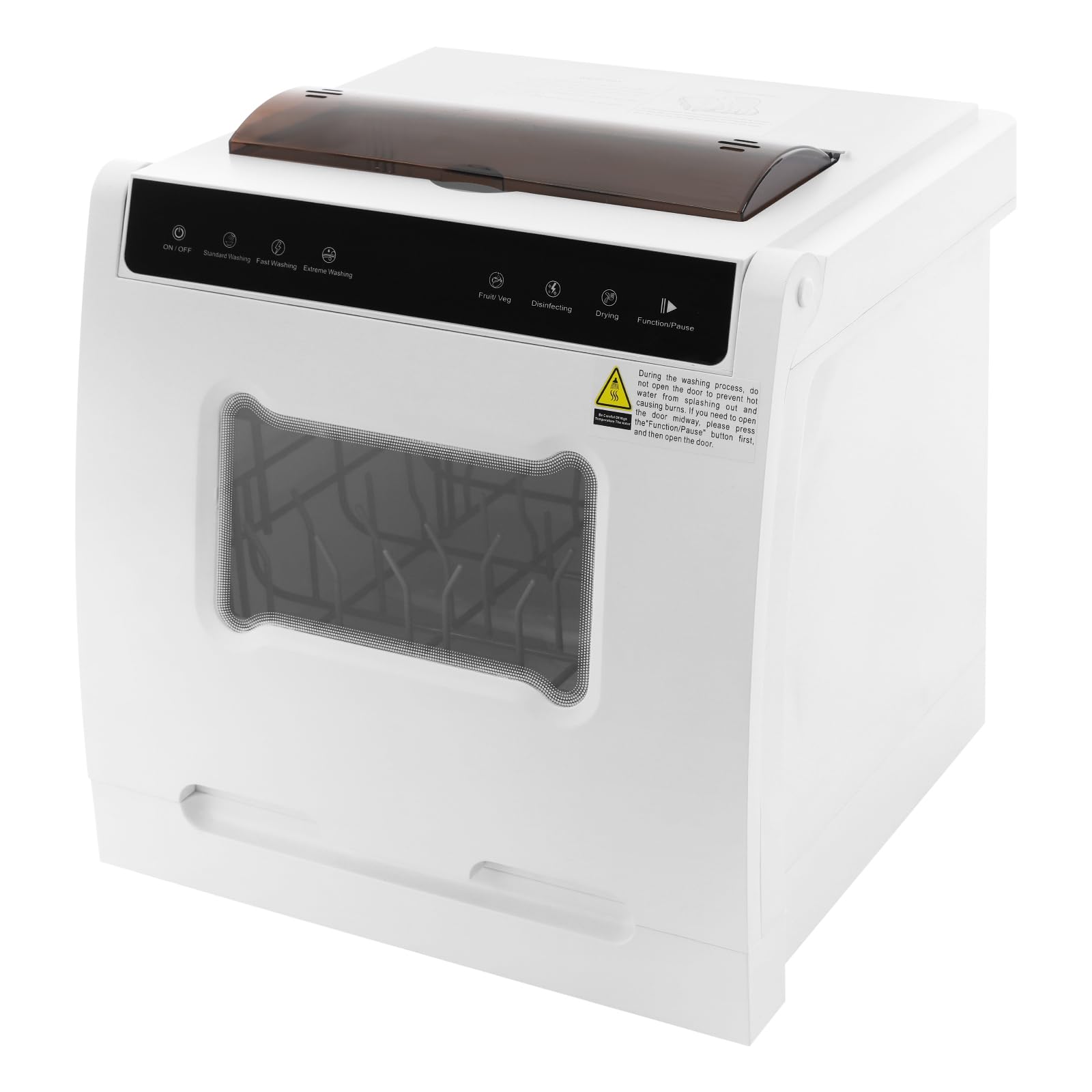 Mini Geschirrspüler Tischgeschirrspüler 4–6 Personen 800W Kompakt Spülmaschine Touchscreen 6 Programme leise 52dB Küchen RV Wohnmobil