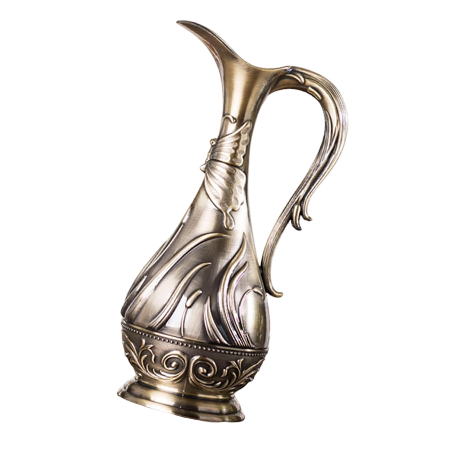 Vases d'art en métal pour valoriser un coin de table vide avec relief
