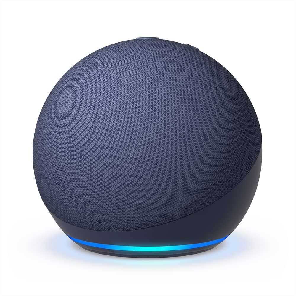 Amazon Echo Dot ダークブルー　2台セット。 Amazon.com: Echo Dot (5th Gen) Deep Sea Blue with Battery