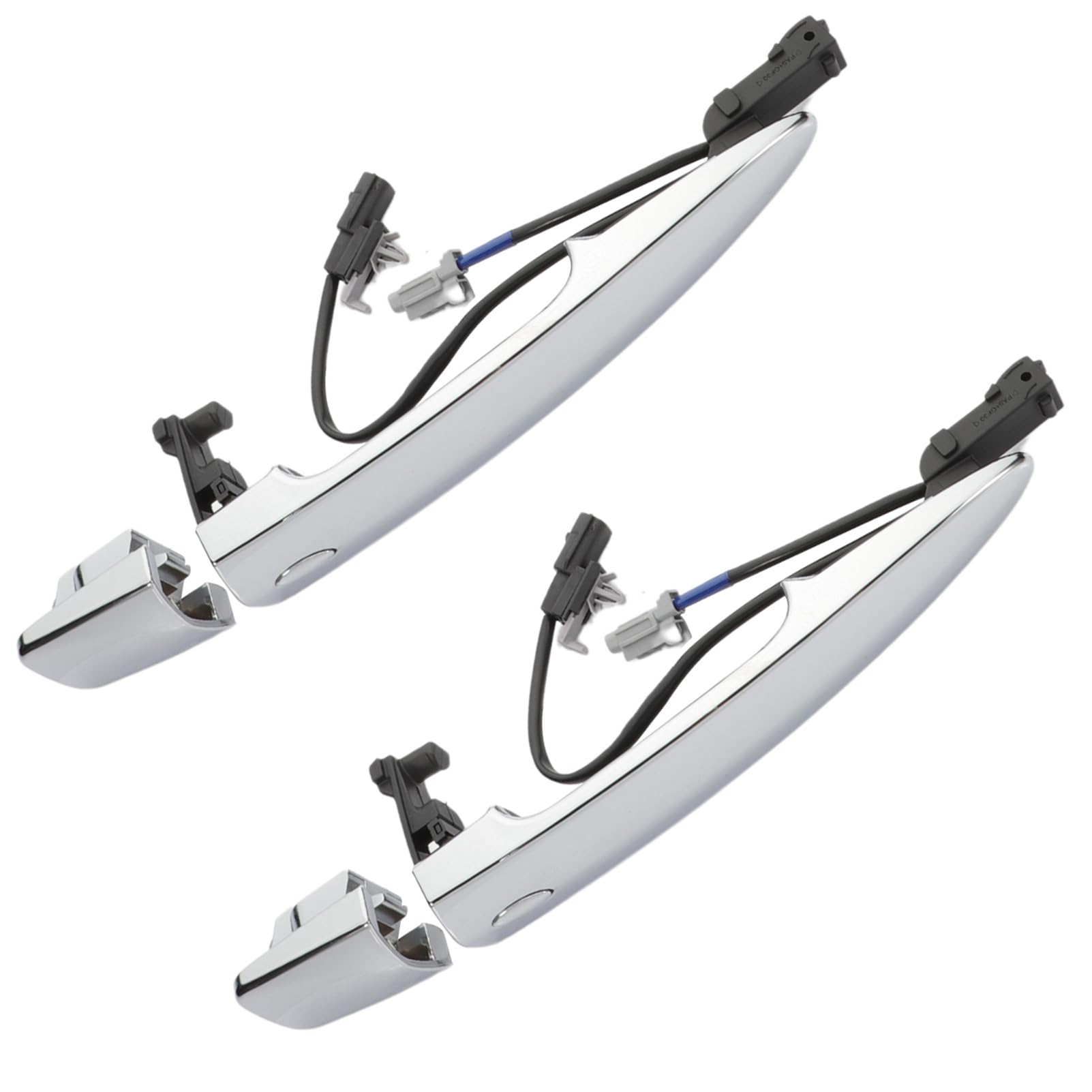 Amazon.com: Pair Exterior Door Handle Chrome Compatible for Sentra