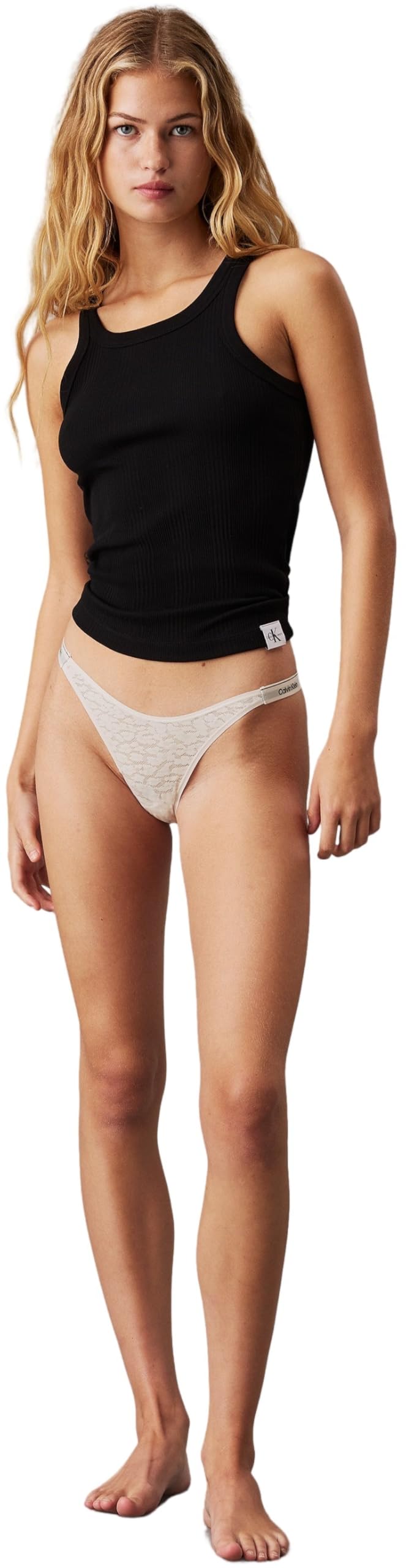 Calvin Klein Dipped String Tanga 5pk 000qd5252e Tanga Mujer (Pack de 5)