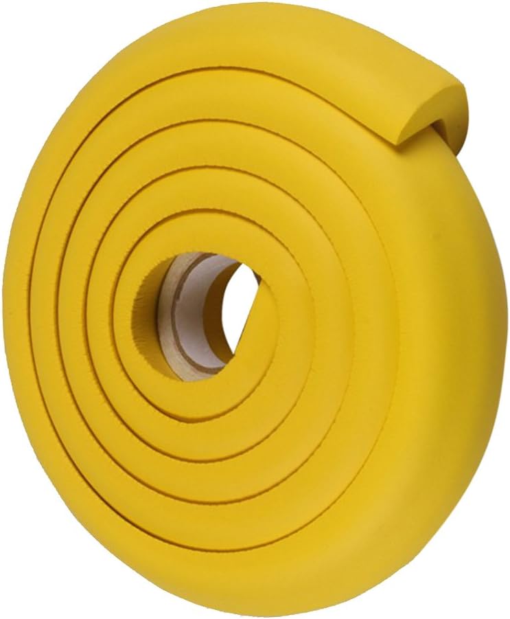 2m Bebe Bande De Protection D Angles Rebords De Table En Mousse Coussin De Securite Domestique Jaune 2m Amazon Fr Bebe Et Puericulture