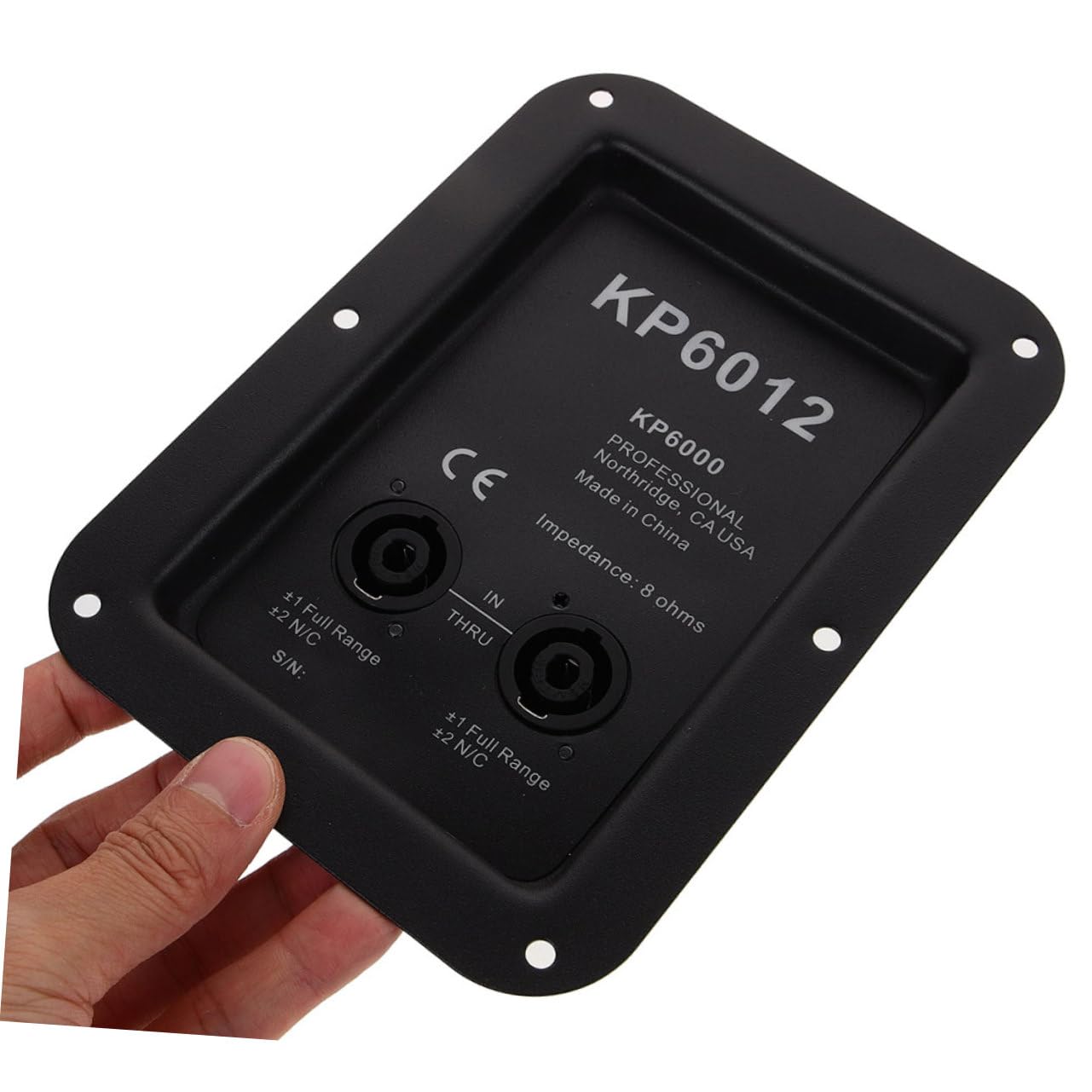 YARNOW Scatola Di Giunzione Per Altoparlanti 2 Pezzi Piastra in Ferro Connettore Per Cavi Altoparlante Morsettiera Audio Stabile Per Impianti Da Palco Stage Box 612