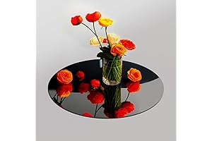 Round Black Mirror Centerpieces 10 inch - Enhance Your Home Decor TODAY!