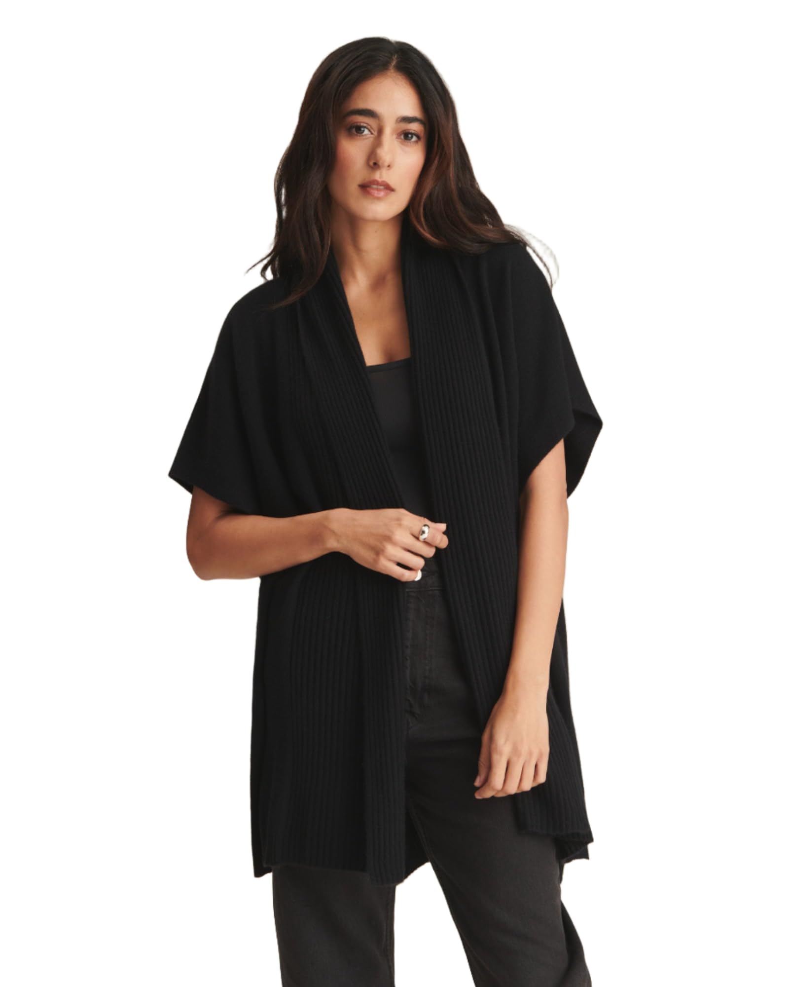 NAADAM Women's Cashmere Poncho Sweater