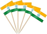 Vista 37 de AhfuLife 200 palillos de dientes con bandera colombiana, palillos de cóctel, mini adornos de bandera colombiana para cupcakes para Copa del Mundo