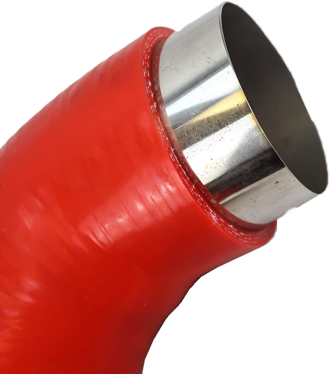 Rev9(SH-003-RED-B) Silicone Turbo Inlet, Red, for Subaru Legacy GT 2007-09 EJ25
