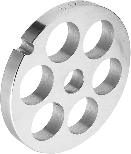 Miniatura 7 de Cuchillas de acero inoxidable #12 para picadora de carne FGA y hobart, LEM, Cabelas, Weston, MTN, discos de corte resistentes