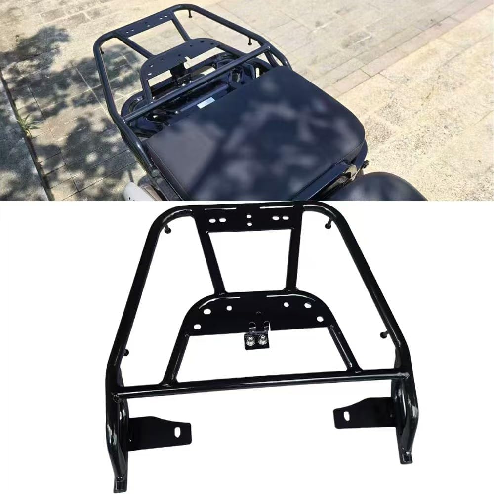 Compatible with Honda CT125 Trail 125 Hunter Cub 125 Motorcycle Rear Passenger Seat Pad Luggage Rack (Rear Seat Pad)