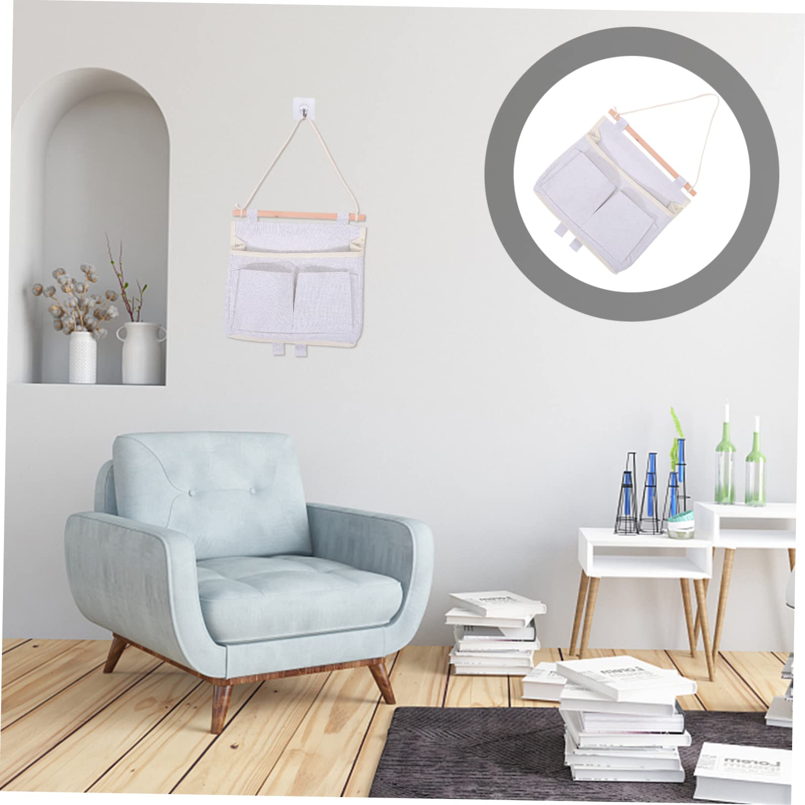 MAGICLULU 5piezas Organizador Colgante De Puerta Bolsa De Almacenamiento Para Multiusos Diseño Práctico Para Dormitorios y Cocinas