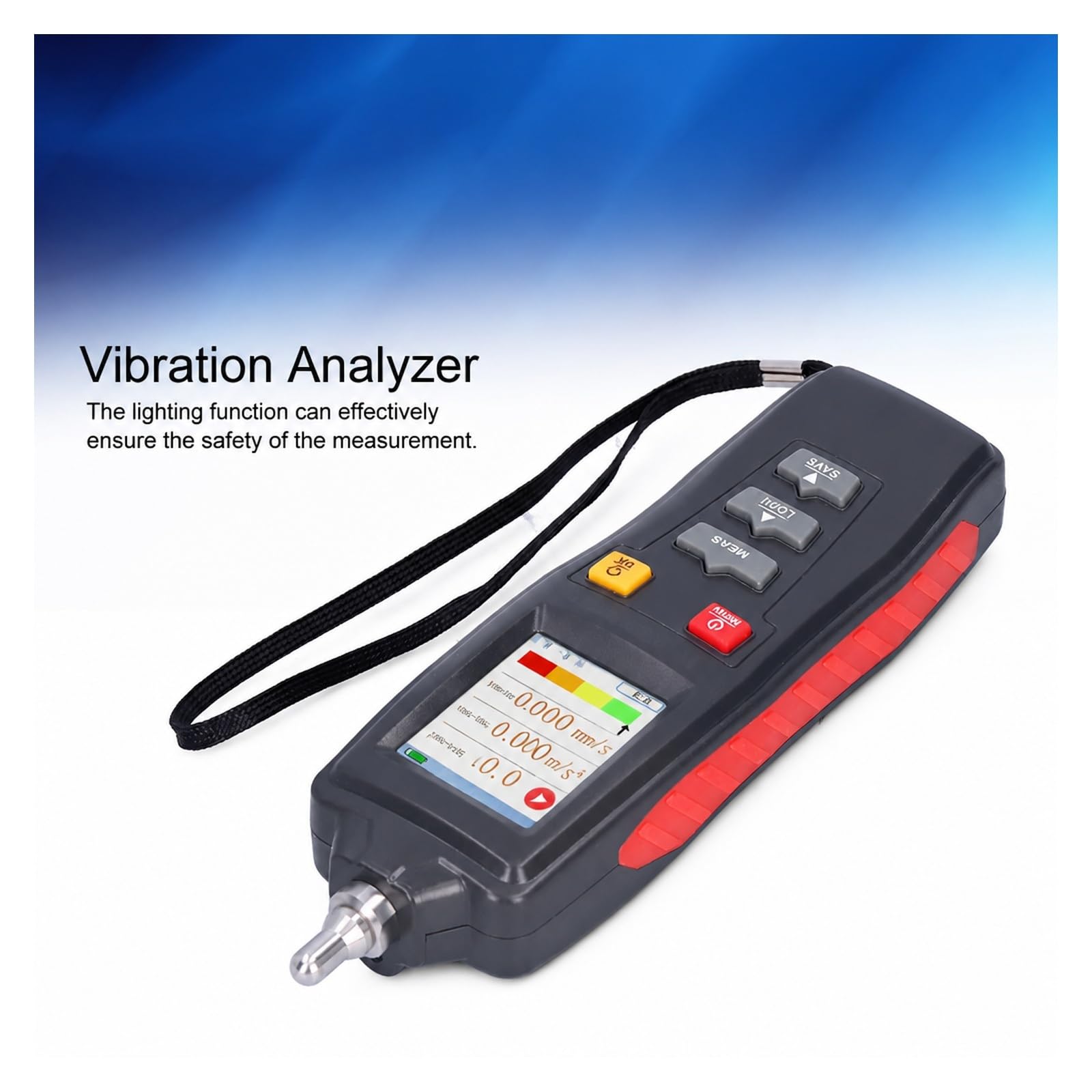 Medidor de Vibración, Probador Analizador De Vibraciones WT63B Portátil