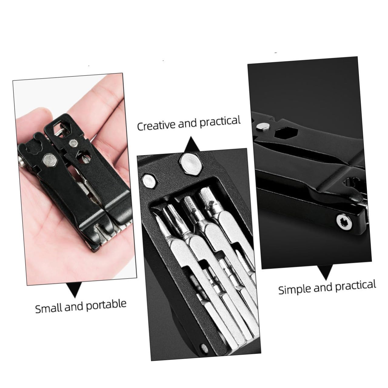 ibasenice 2 Pezzi Kit Riparazione Multifunzionale per Biciclette Include Cacciavite Chiave e Regolatore Utensili Versatili per Riparazioni Bici Computer e Elettrodomestici Strumento Robusto