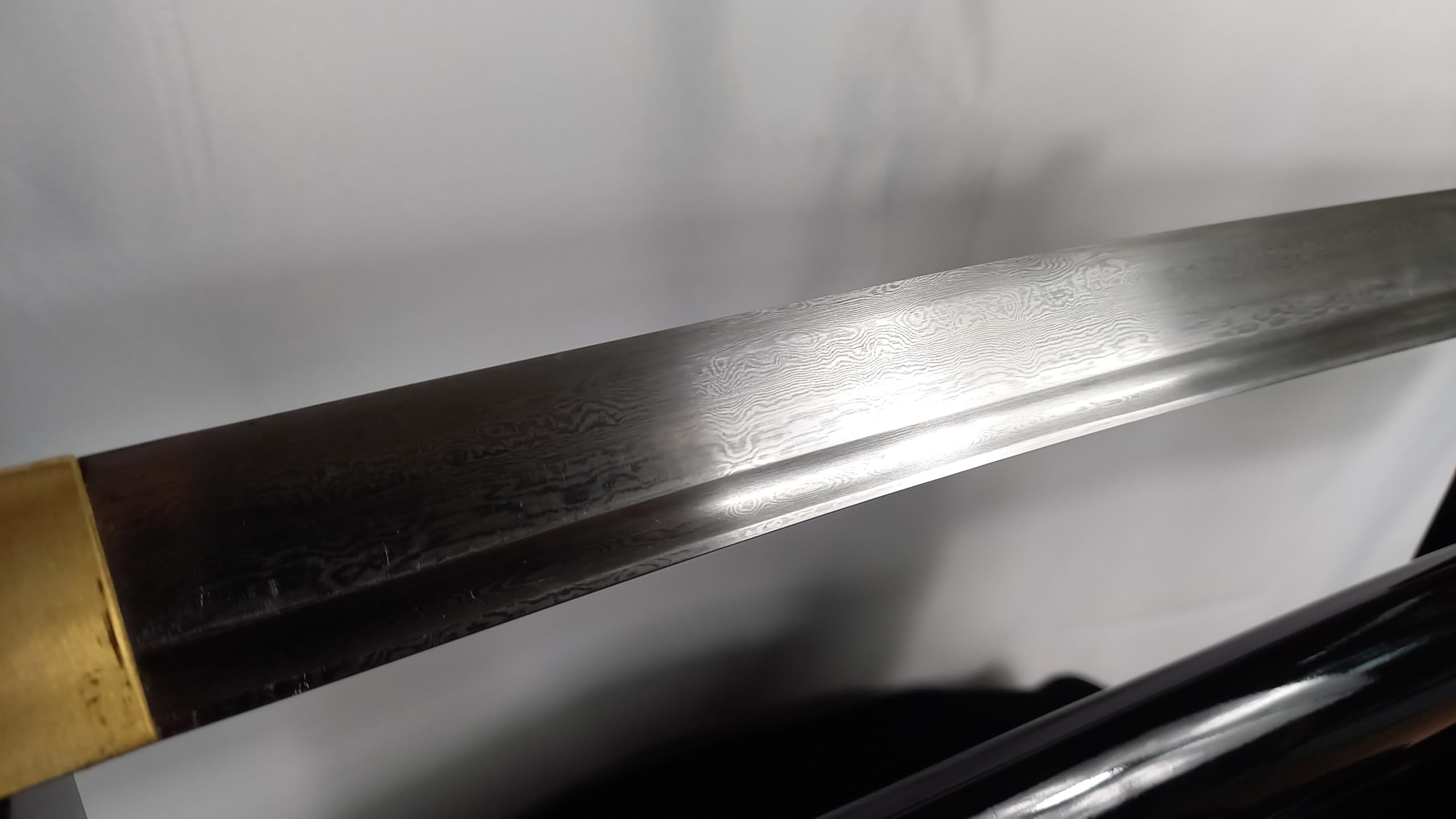 Generisch Shirasaya Katana - Scharf, Echt & Handgeschmiedet - Gefaltetes Katana Schwert Ohne Ständer - Echtes Japanisches Samurai Sword Aus Kohlenstoffstahl - Japan Deko Katanas