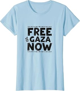 Free Gaza Now Support Design T-Shirt